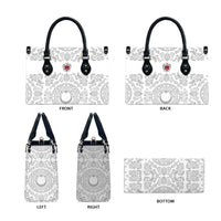 World Football 2026 Turkey Leather Bag Crescent Stars Ottoman Baroque White Version