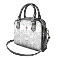 World Football 2026 Turkey Shoulder Handbag Crescent Stars Ottoman Baroque White Version