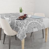 World Football 2026 Turkey Tablecloth Crescent Stars Ottoman Baroque White Version