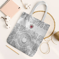 World Football 2026 Turkey Tote Bag Crescent Stars Ottoman Baroque White Version