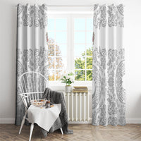 World Football 2026 Turkey Window Curtain Crescent Stars Ottoman Baroque White Version
