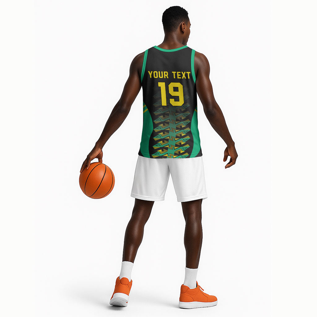 Custom Afro-Jamaicans Football Basketball Jersey Reggae Boyz Tribal Glory