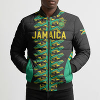 Custom Afro-Jamaicans Football Bomber Puffer Jacket Reggae Boyz Tribal Glory