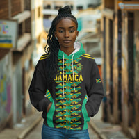 Custom Afro-Jamaicans Football Hoodie Reggae Boyz Tribal Glory