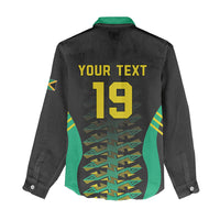Custom Afro-Jamaicans Football Women Casual Shirt Reggae Boyz Tribal Glory