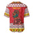 Personalized Romania Christmas Baseball Jersey Romanian Carpet The Goat Dance - Wonder Print Shop