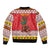 Personalized Romania Christmas Bomber Jacket Romanian Carpet The Goat Dance - Wonder Print Shop