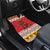 Personalized Romania Christmas Car Mats Romanian Carpet The Goat Dance - Wonder Print Shop
