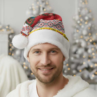 Personalized Romania Christmas Santa Hat Romanian Carpet The Goat Dance - Wonder Print Shop