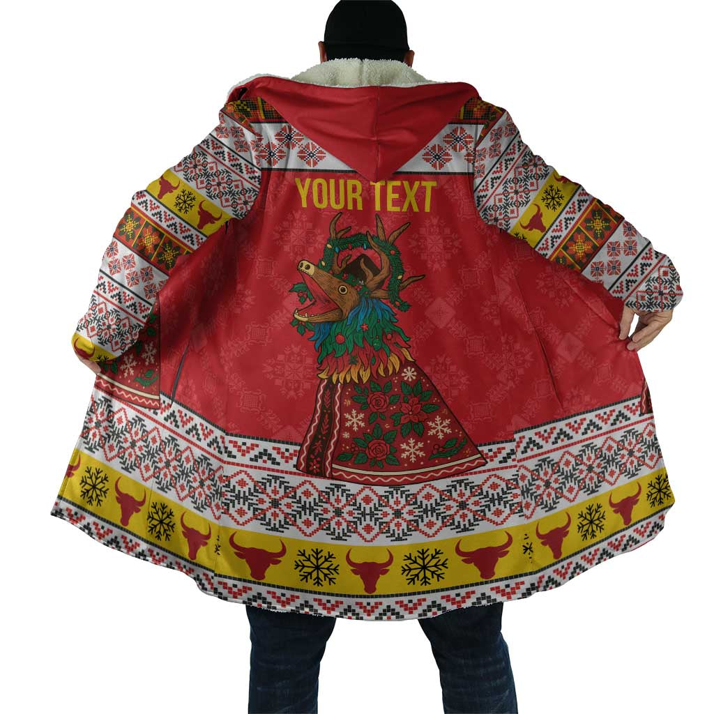 Personalized Romania Christmas Cloak Romanian Carpet The Goat Dance - Wonder Print Shop