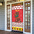 Personalized Romania Christmas Door Cover Romanian Carpet The Goat Dance - Wonder Print Shop