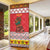 Personalized Romania Christmas Door Cover Romanian Carpet The Goat Dance - Wonder Print Shop