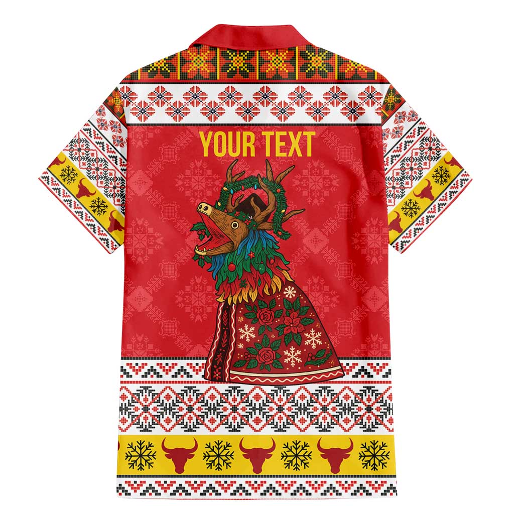 Personalized Romania Christmas Family Matching Mermaid Dress and Hawaiian Shirt Romanian Carpet The Goat Dance - Wonder Print Shop