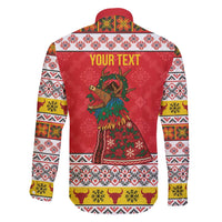 Personalized Romania Christmas Family Matching Summer Maxi Dress and Hawaiian Shirt Romanian Carpet The Goat Dance - Wonder Print Shop