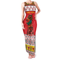 Personalized Romania Christmas Family Matching Tank Maxi Dress and Hawaiian Shirt Romanian Carpet The Goat Dance - Wonder Print Shop