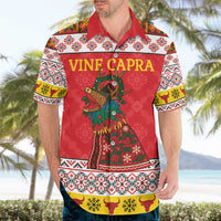 Personalized Romania Christmas Hawaiian Shirt Romanian Carpet The Goat Dance - Wonder Print Shop