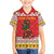 Personalized Romania Christmas Kid Hawaiian Shirt Romanian Carpet The Goat Dance - Wonder Print Shop