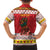 Personalized Romania Christmas Kid Hawaiian Shirt Romanian Carpet The Goat Dance - Wonder Print Shop