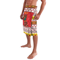 Personalized Romania Christmas Lavalava Romanian Carpet The Goat Dance - Wonder Print Shop