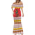 Personalized Romania Christmas Mermaid Dress Romanian Carpet The Goat Dance - Wonder Print Shop