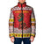 Personalized Romania Christmas Padded Jacket Romanian Carpet The Goat Dance - Wonder Print Shop