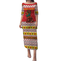 Personalized Romania Christmas Puletasi Romanian Carpet The Goat Dance - Wonder Print Shop