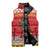 Personalized Romania Christmas Sleeveless Puffer Jacket Romanian Carpet The Goat Dance - Wonder Print Shop