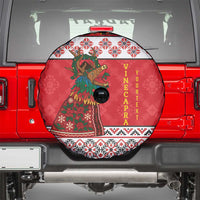 Personalized Romania Christmas Spare Tire Cover Romanian Carpet The Goat Dance - Wonder Print Shop