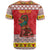 Personalized Romania Christmas T Shirt Romanian Carpet The Goat Dance - Wonder Print Shop