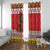 Personalized Romania Christmas Window Curtain Romanian Carpet The Goat Dance - Wonder Print Shop