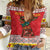 Personalized Romania Christmas Women Casual Shirt Romanian Carpet The Goat Dance - Wonder Print Shop
