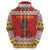 Personalized Romania Christmas Zip Hoodie Romanian Carpet The Goat Dance - Wonder Print Shop