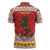 Personalized Romania Christmas Zipper Polo Shirt Romanian Carpet The Goat Dance - Wonder Print Shop