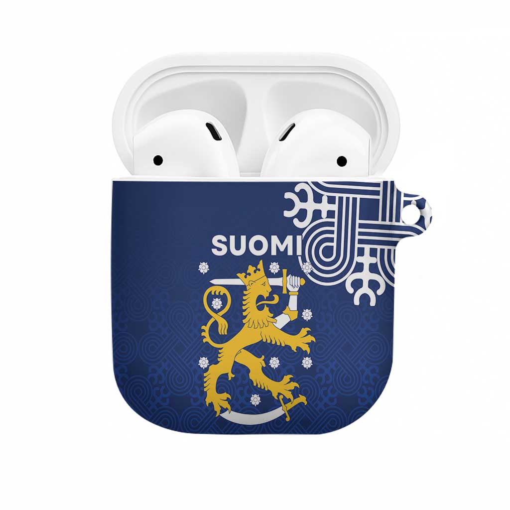 Finland Nordic Lion AirPods Case Pride Of Suomi - Wonder Print Shop