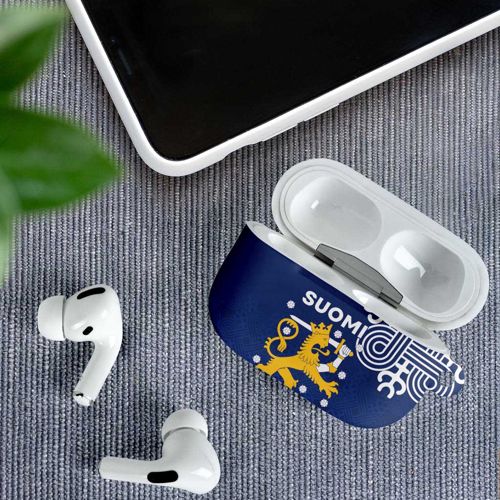 Finland Nordic Lion AirPods Case Pride Of Suomi - Wonder Print Shop