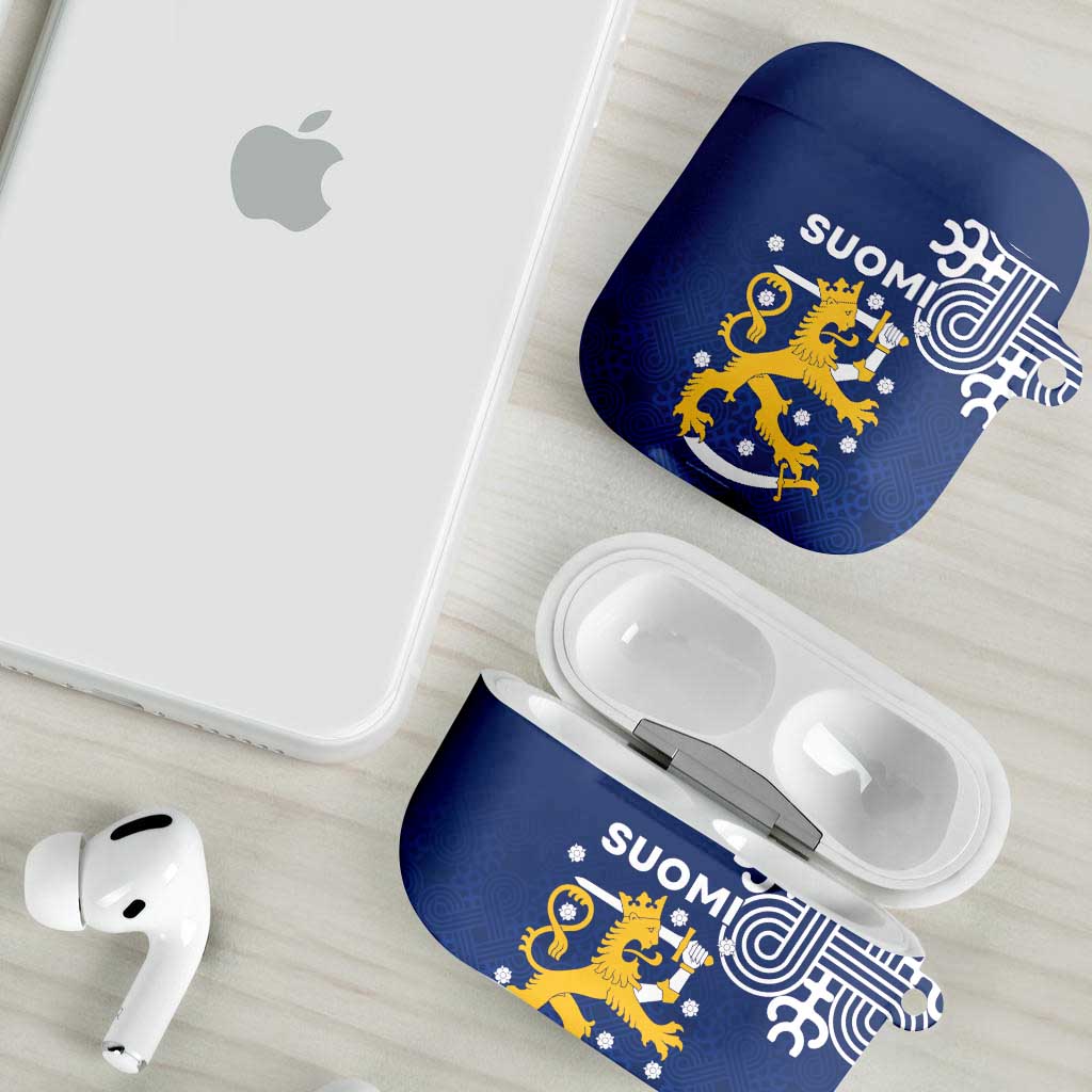 Finland Nordic Lion AirPods Case Pride Of Suomi - Wonder Print Shop