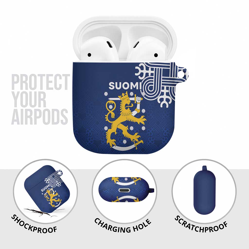 Finland Nordic Lion AirPods Case Pride Of Suomi - Wonder Print Shop