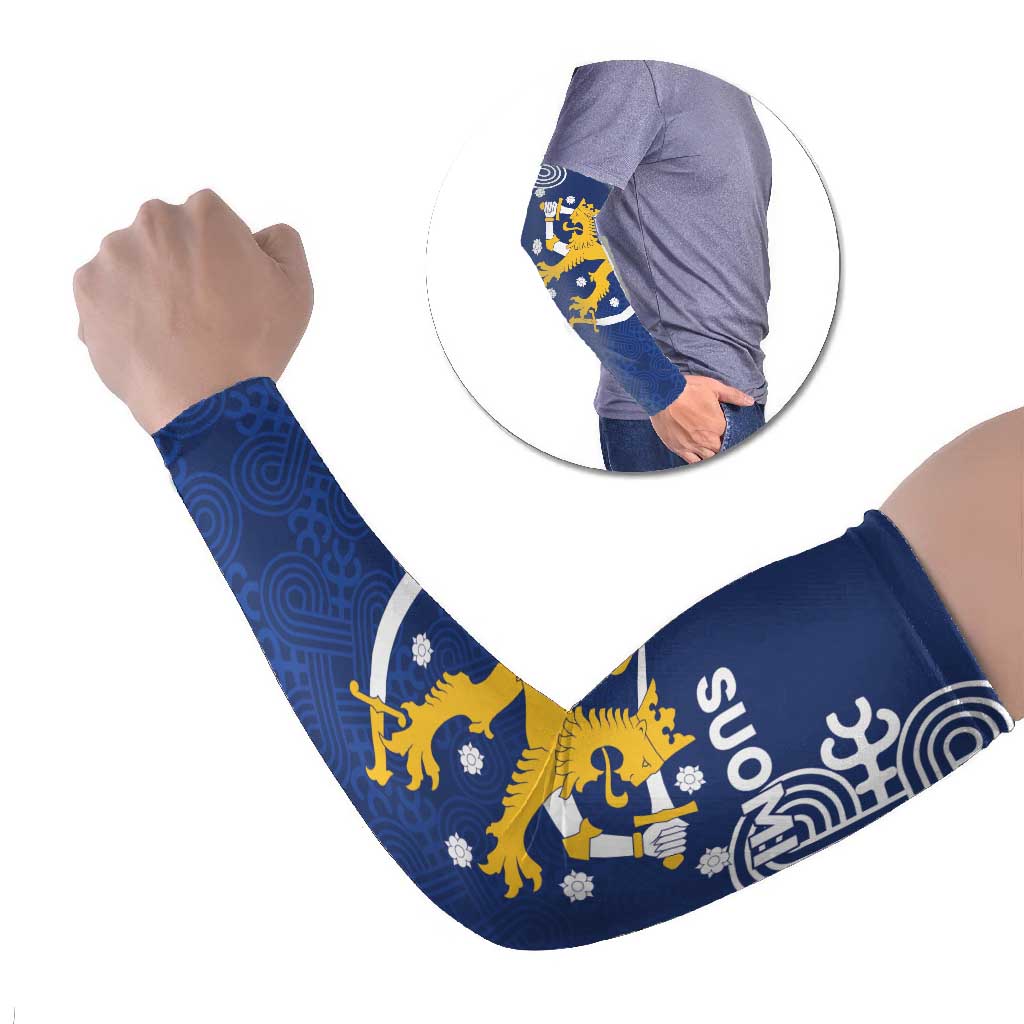 Finland Nordic Lion Arm Sleeves Pride Of Suomi - Wonder Print Shop