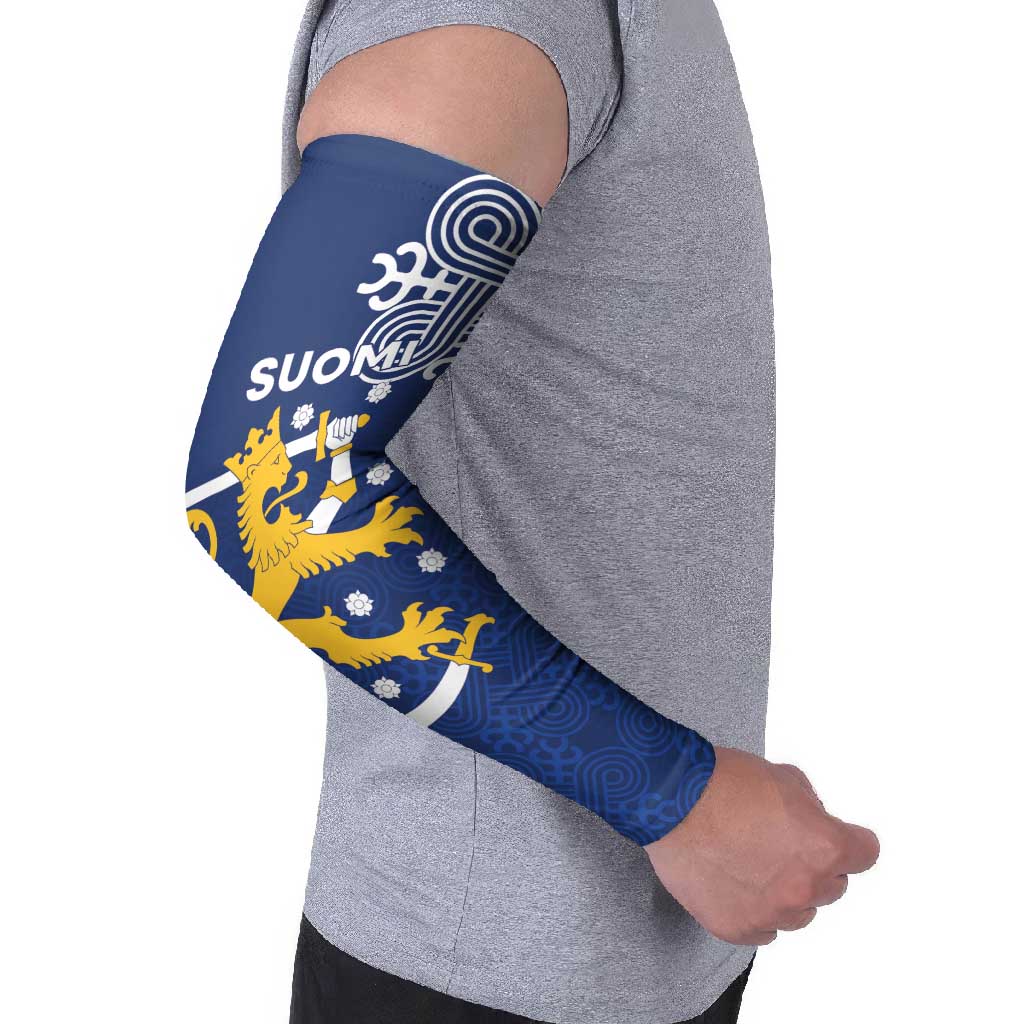 Finland Nordic Lion Arm Sleeves Pride Of Suomi - Wonder Print Shop