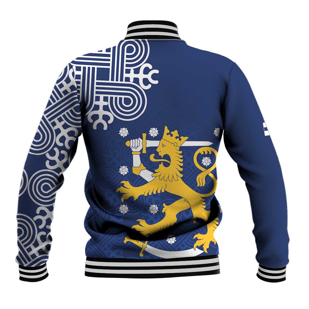 Finland Nordic Lion Baseball Jacket Pride Of Suomi - Wonder Print Shop