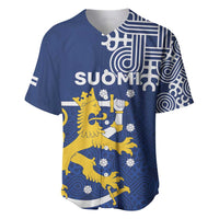 Finland Nordic Lion Baseball Jersey Pride Of Suomi - Wonder Print Shop
