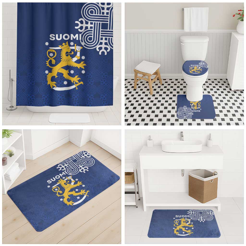 Finland Nordic Lion Bathroom Set Pride Of Suomi - Wonder Print Shop