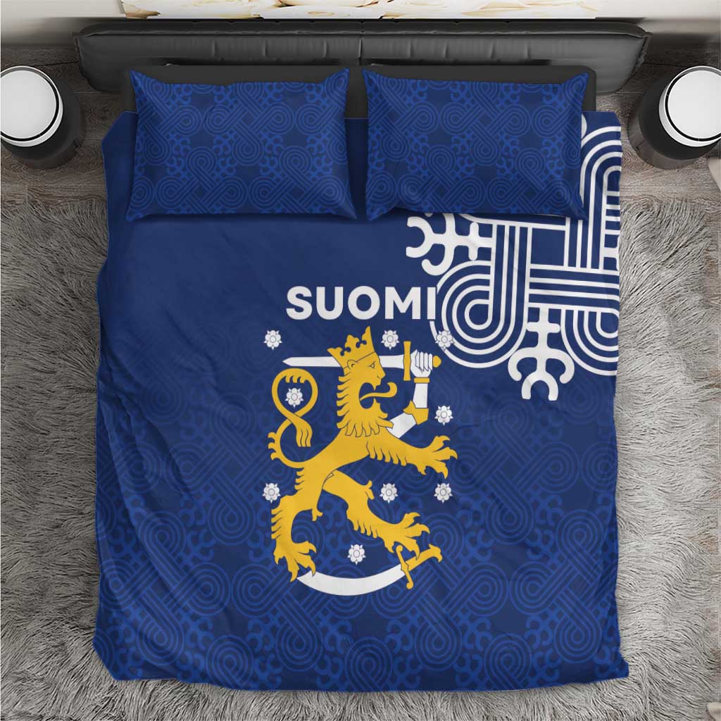 Finland Nordic Lion Bedding Set Pride Of Suomi - Wonder Print Shop