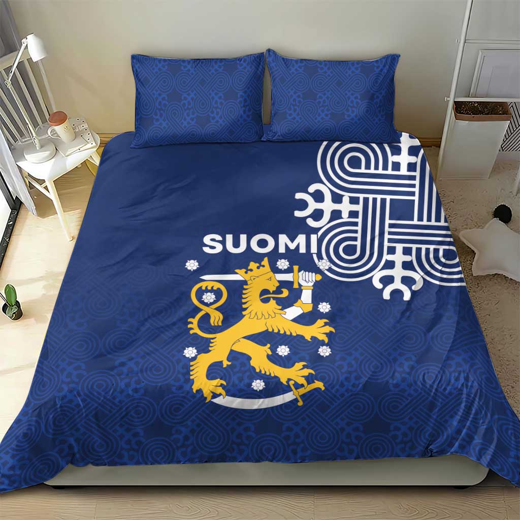 Finland Nordic Lion Bedding Set Pride Of Suomi - Wonder Print Shop