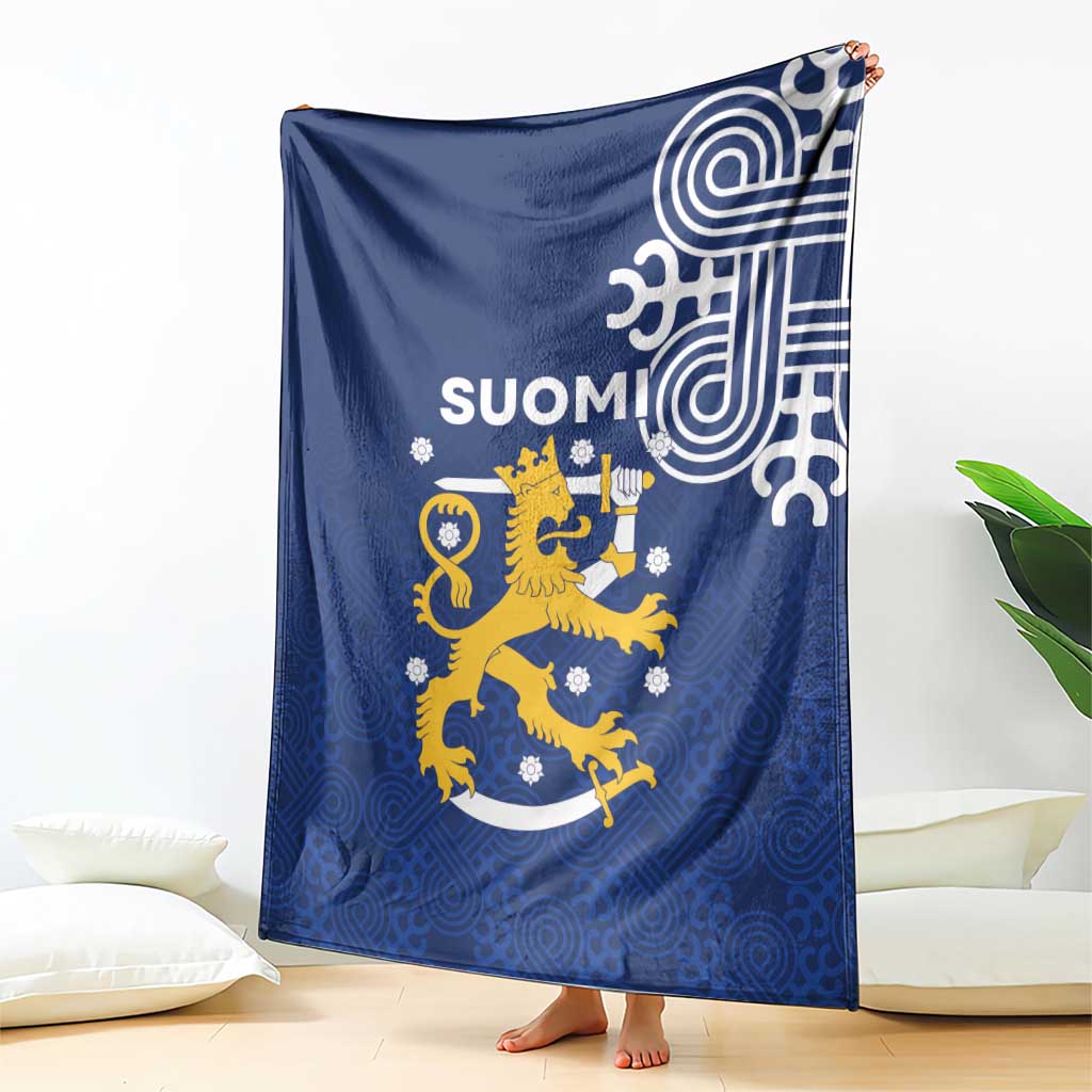 Finland Nordic Lion Blanket Pride Of Suomi - Wonder Print Shop