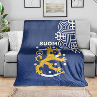 Finland Nordic Lion Blanket Pride Of Suomi - Wonder Print Shop