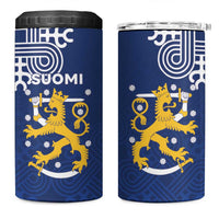 Finland Nordic Lion 4 in 1 Can Cooler Tumbler Pride Of Suomi - Wonder Print Shop