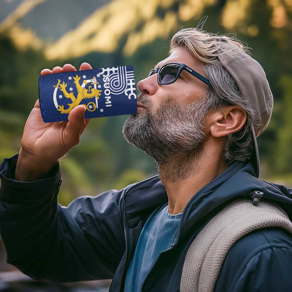 Finland Nordic Lion 4 in 1 Can Cooler Tumbler Pride Of Suomi - Wonder Print Shop