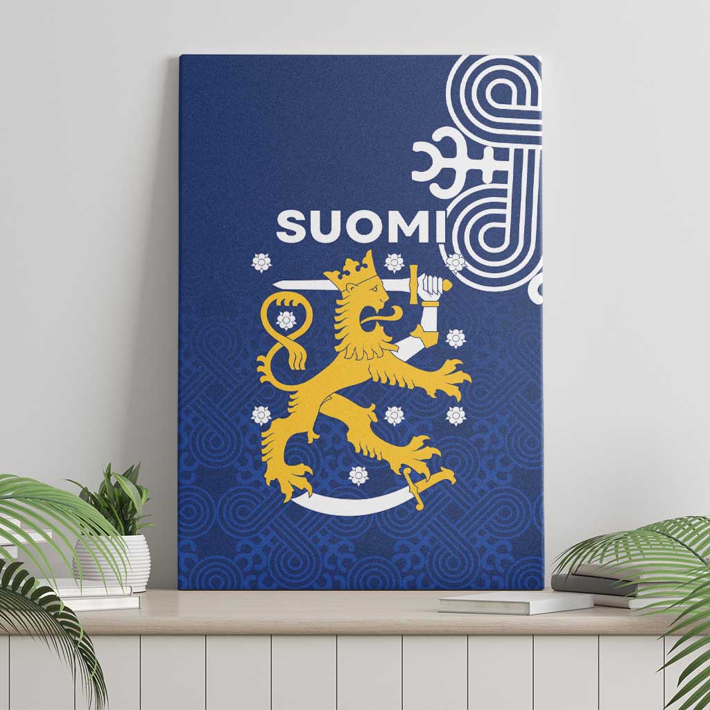 Finland Nordic Lion Canvas Wall Art Pride Of Suomi - Wonder Print Shop