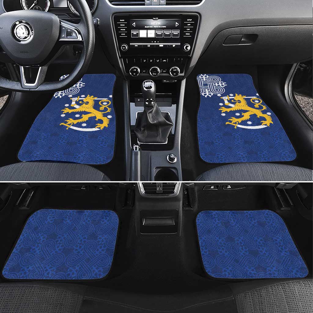 Finland Nordic Lion Car Mats Pride Of Suomi - Wonder Print Shop